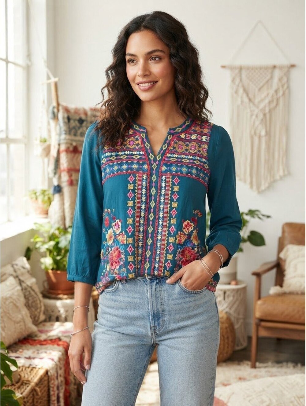 Savanna Jane Embroidery Blouse